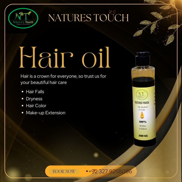 Natures Touch Hair Oil & Organic Shampoo
