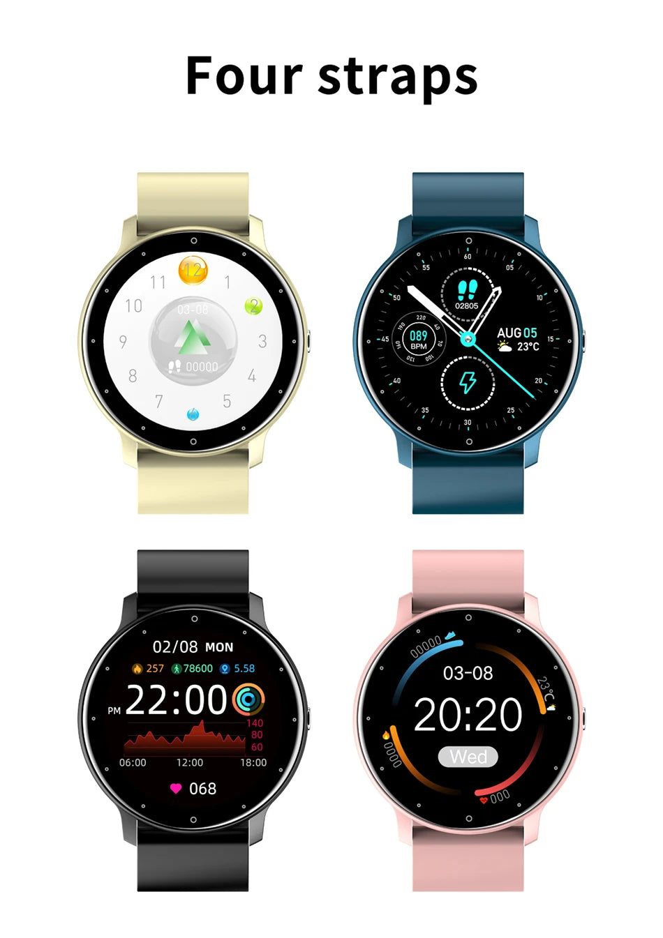 LIGE 2025 New Smart Watch Men Full Touch