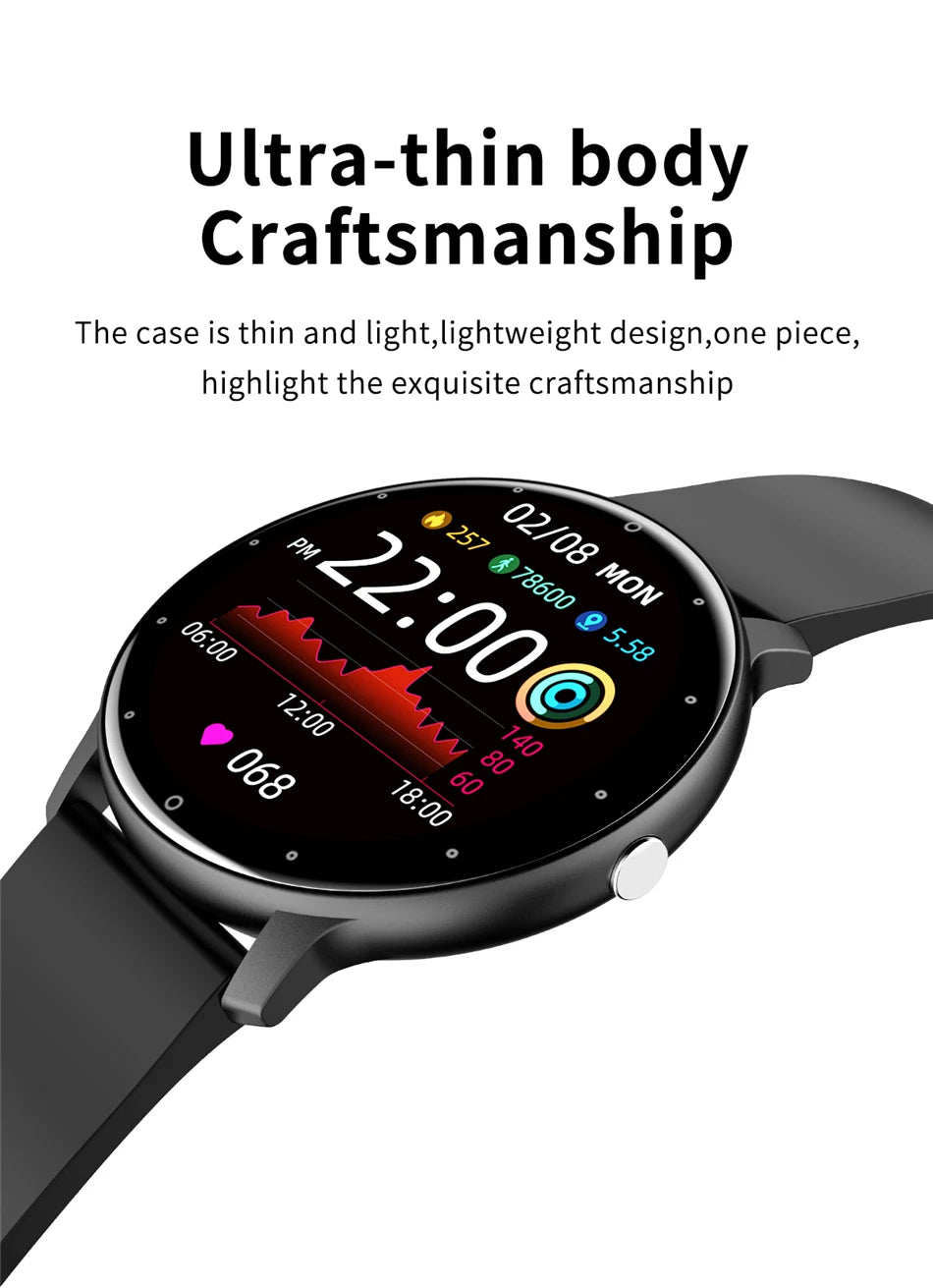 LIGE 2025 New Smart Watch Men Full Touch
