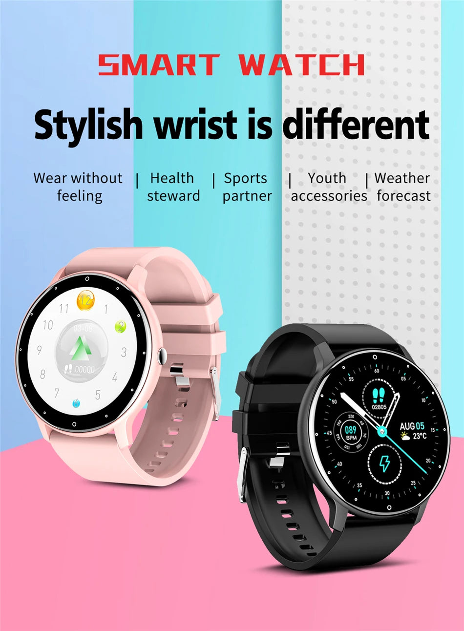 LIGE 2025 New Smart Watch Men Full Touch