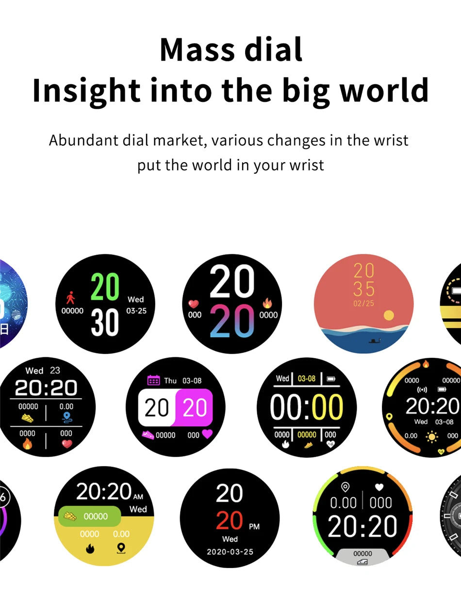 LIGE 2025 New Smart Watch Men Full Touch