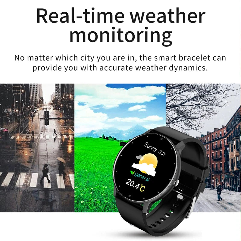 LIGE 2025 New Smart Watch Men Full Touch