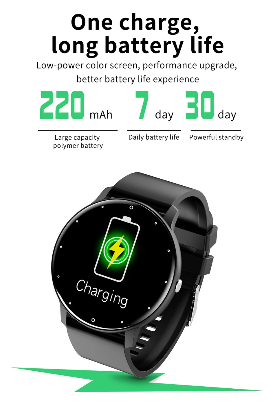LIGE 2025 New Smart Watch Men Full Touch