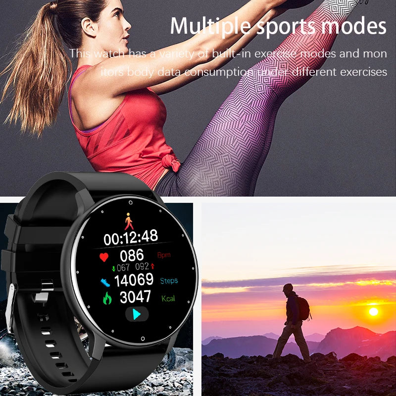 LIGE 2025 New Smart Watch Men Full Touch