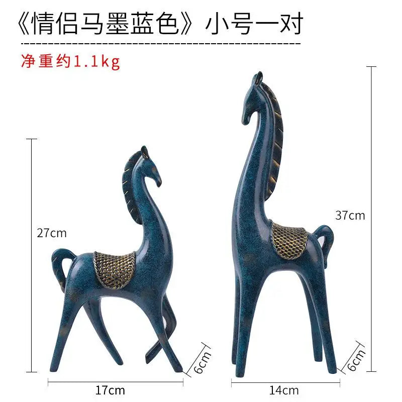 2pcs Set Resin Crafts, Scandinavian Household