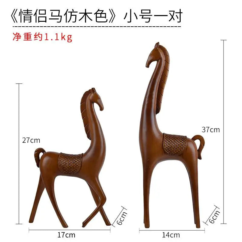2pcs Set Resin Crafts, Scandinavian Household