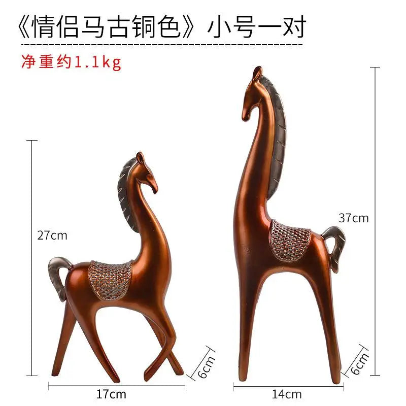 2pcs Set Resin Crafts, Scandinavian Household