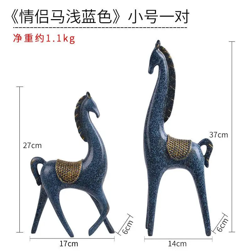 2pcs Set Resin Crafts, Scandinavian Household