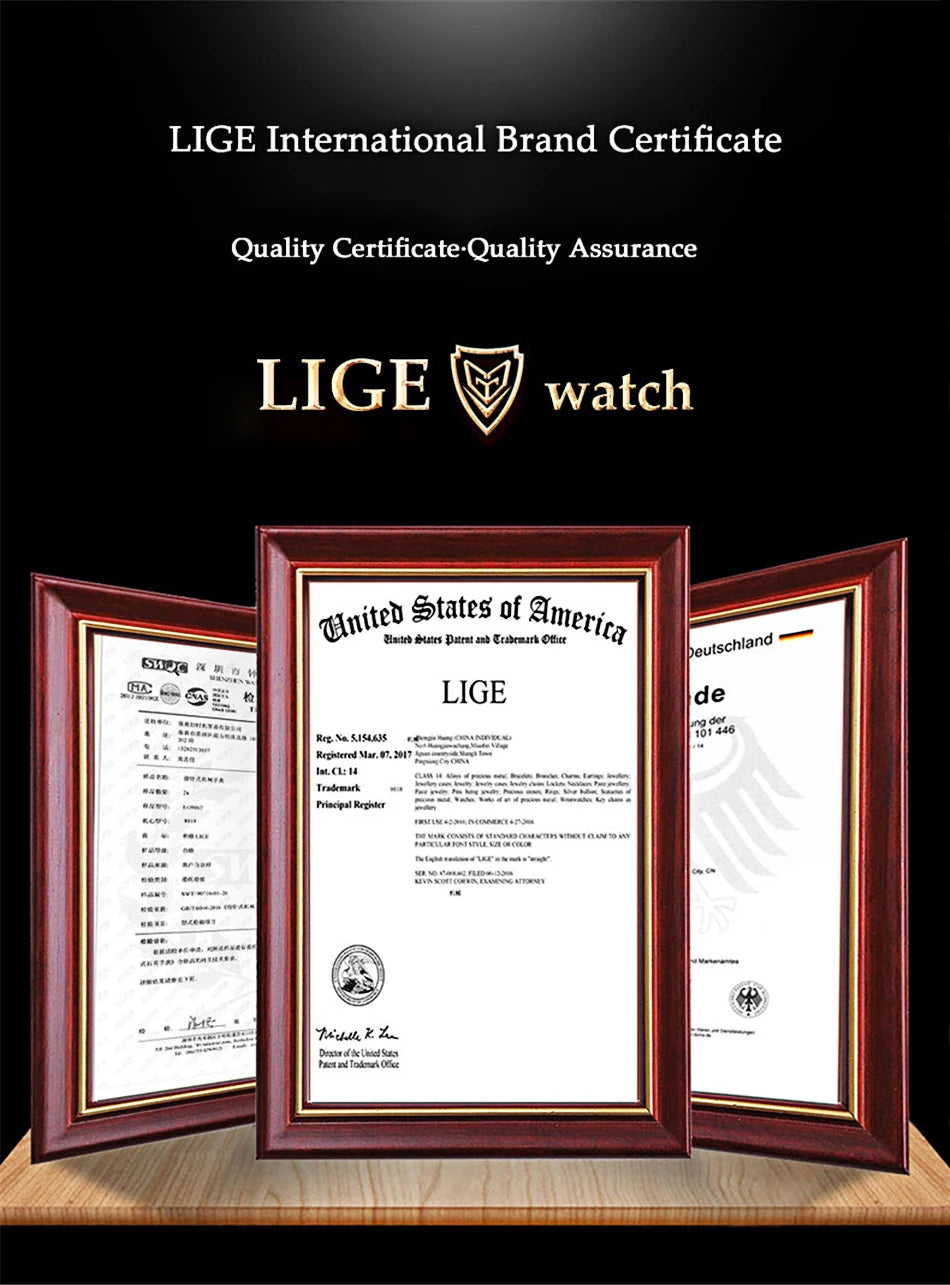 LIGE 2025 New Smart Watch Men Full Touch