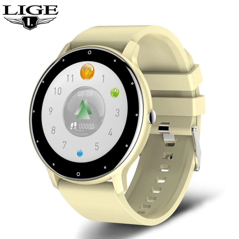 LIGE 2025 New Smart Watch Men Full Touch