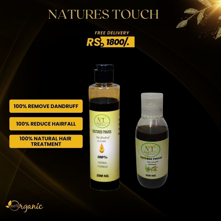 Natures Touch Hair Oil & Organic Shampoo