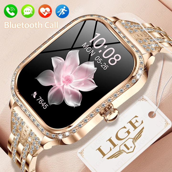 LIGE Smart Watch Women Waterproof Bluetooth
