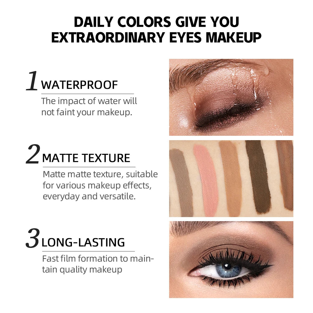 Colorful Liquid Eyeshadow Cream Smooth Nude