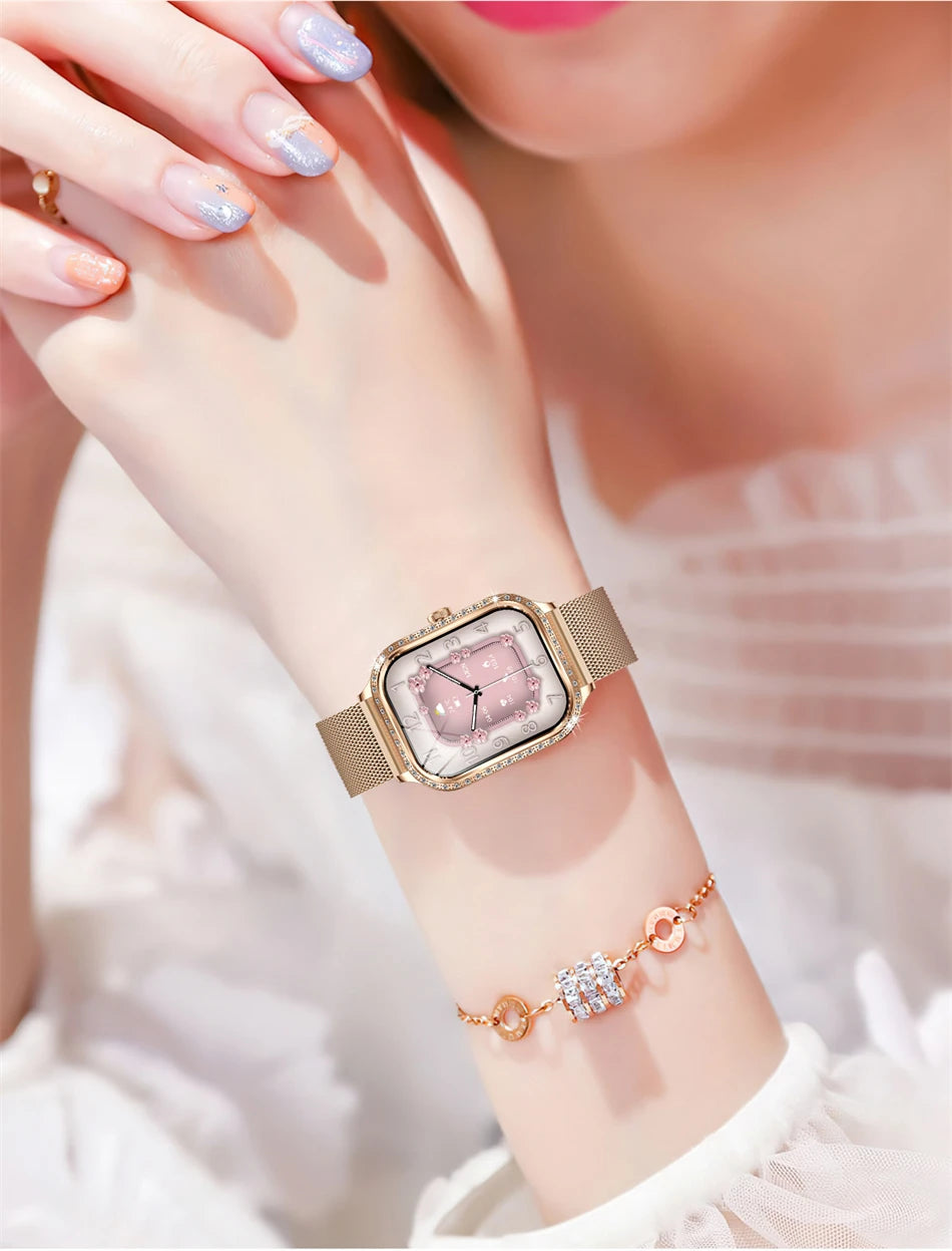 LIGE Smart Watch Women Waterproof Bluetooth