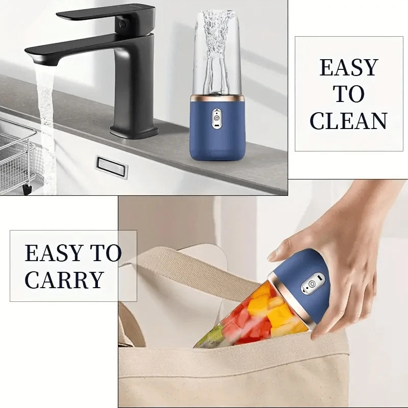6 Blades Portable Fruit Juice Blenders Summer