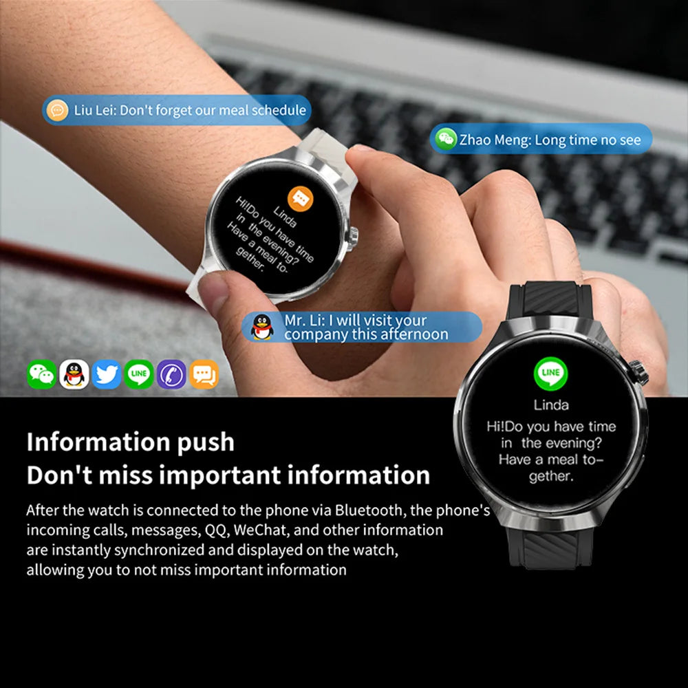 2025 Watch Smartwatch Wemon 1.52” HD Bluetooth