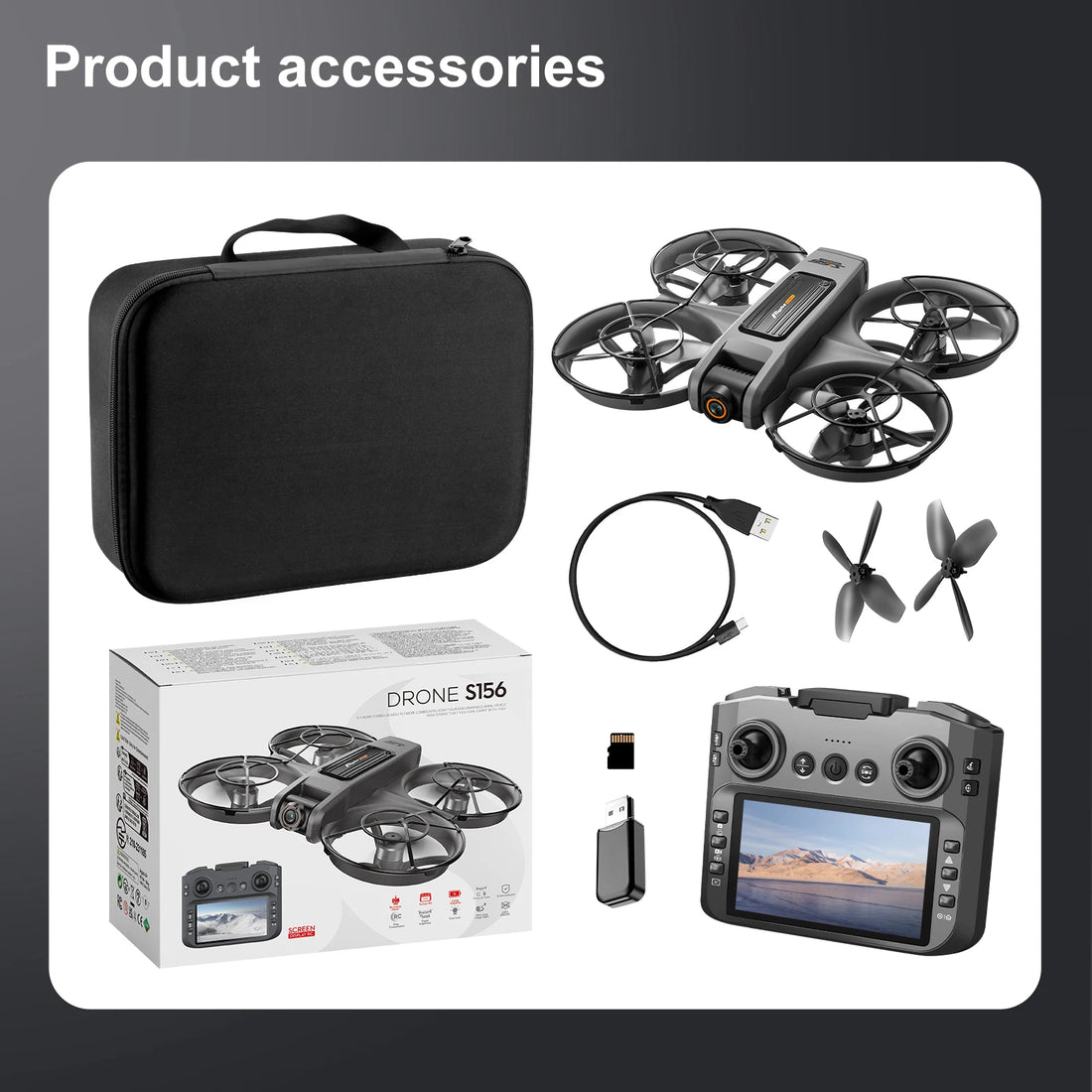 NEW S156 MIni Drone Wifi FPV 8K HD Professional