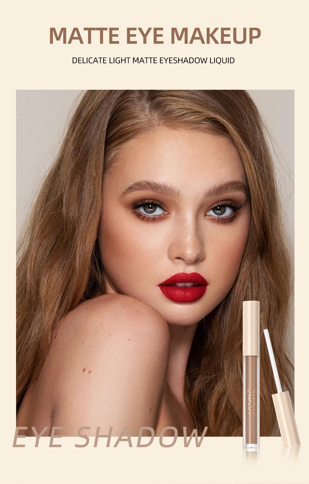 Colorful Liquid Eyeshadow Cream Smooth Nude