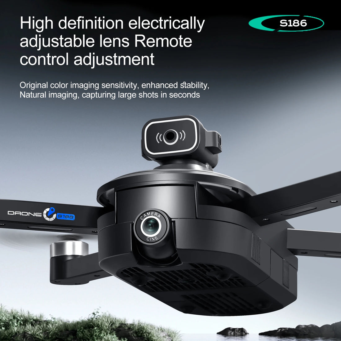 S186  brushless motor electrically adjustable