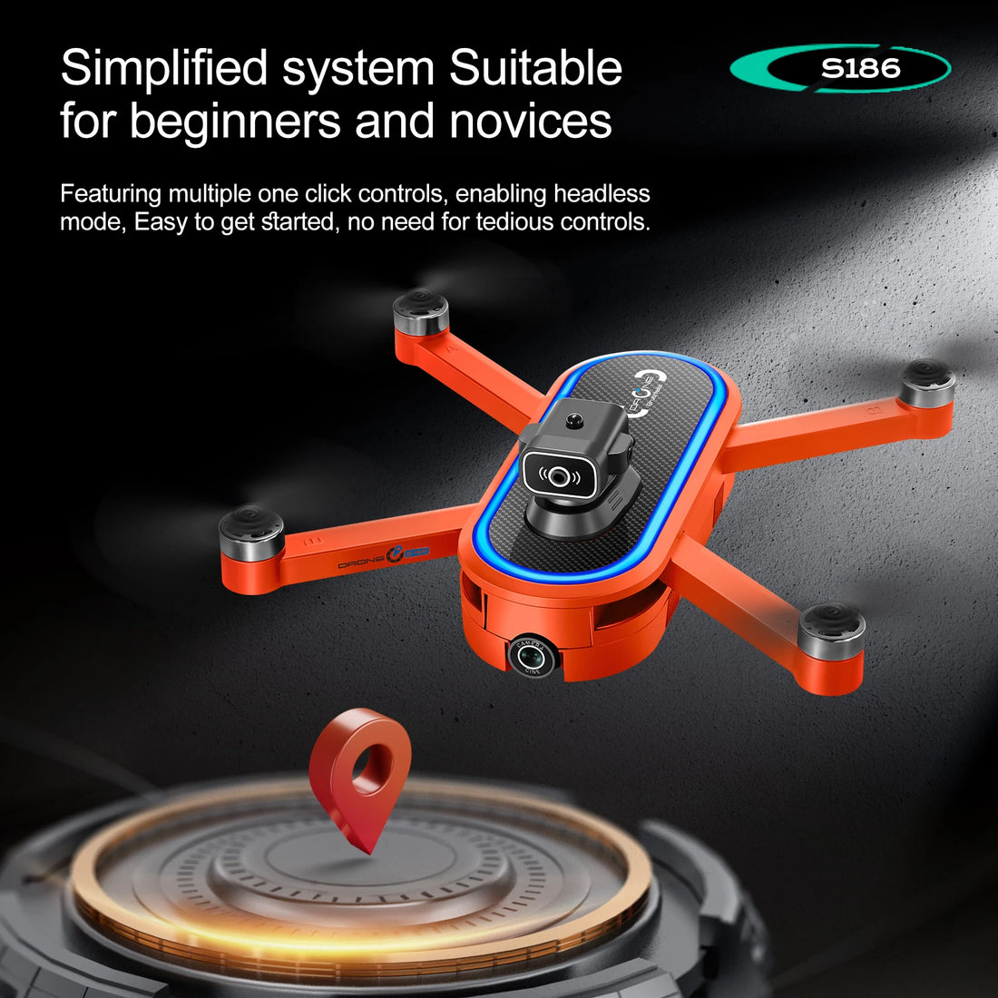 S186  brushless motor electrically adjustable