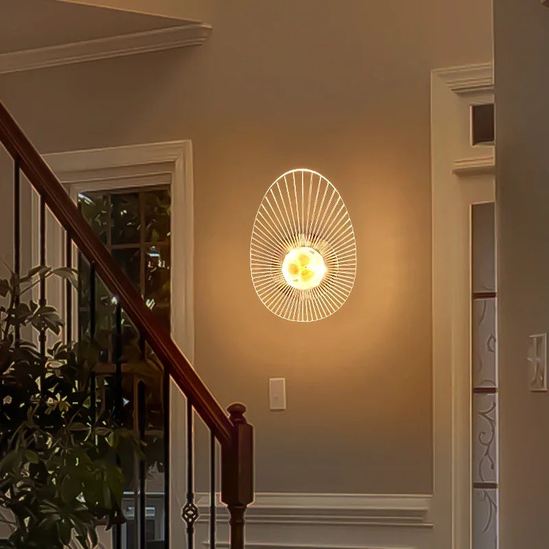 Nordic Wall Lights Rotatable Golden Bird LED