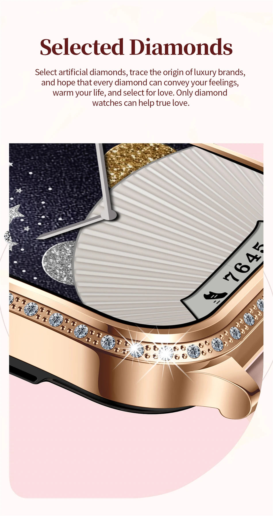 LIGE Smart Watch Women Waterproof Bluetooth