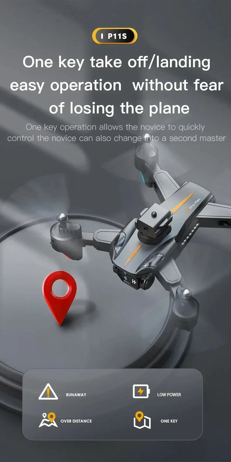 VIVO P11 Max RC Drones 8K Professional HD