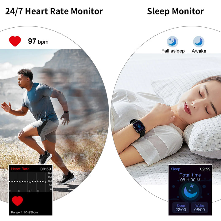 Nerunsa Smart Watch, 1.69" HD Touch Screen