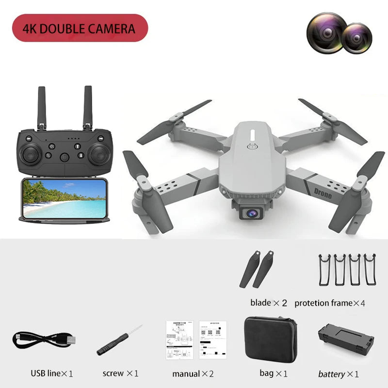 E88 Dual Camera Drone - A beginner Friendly
