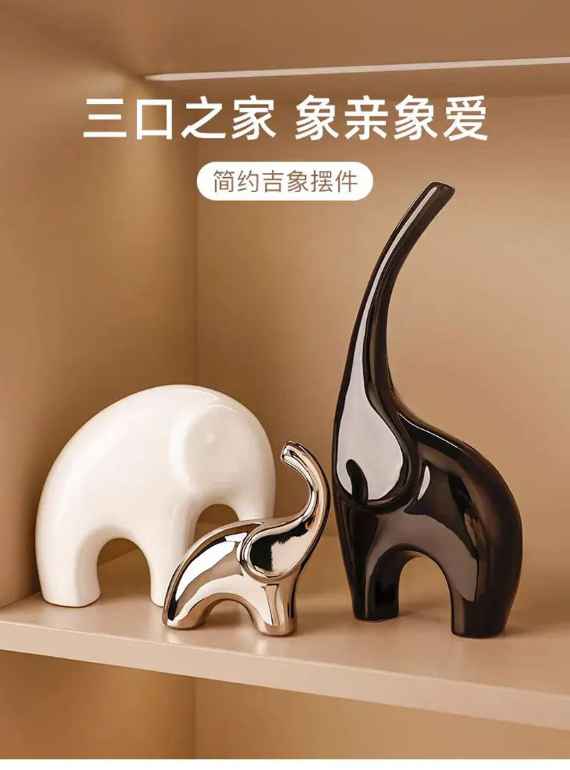 Family Of Three Elephants Home accessories