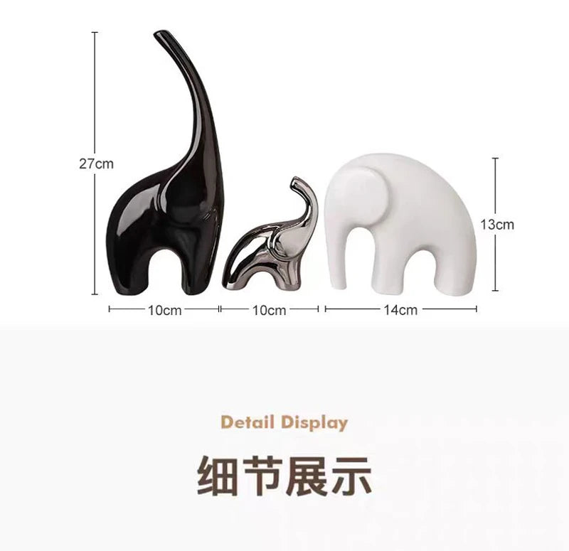 Family Of Three Elephants Home accessories