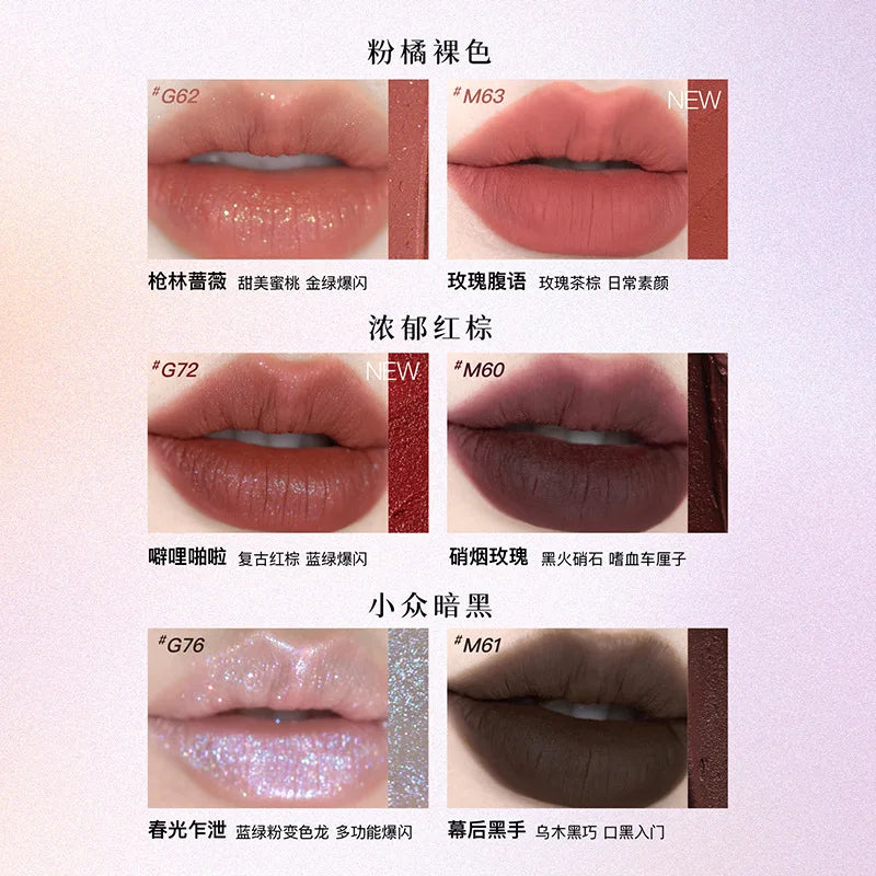 Girlcult Matte Nude Lipstick Velvet Cosmetic Long