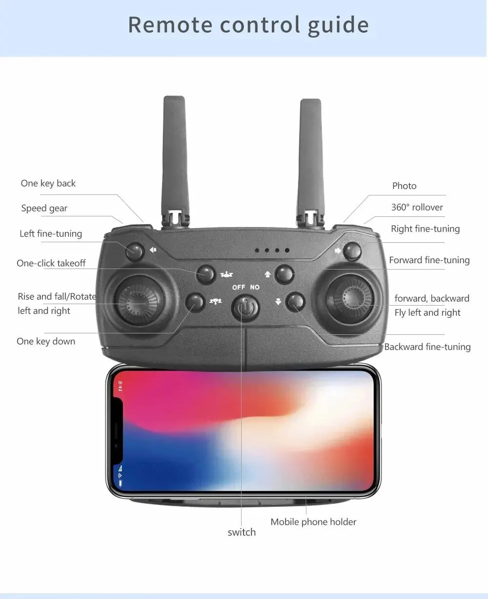 E88 Dual Camera Drone - A beginner Friendly