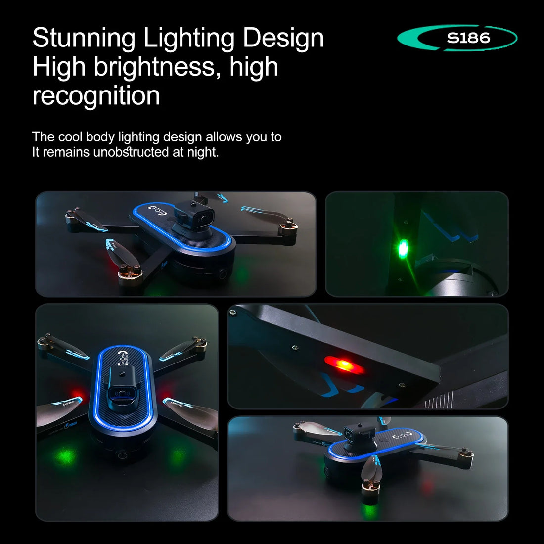 S186  brushless motor electrically adjustable