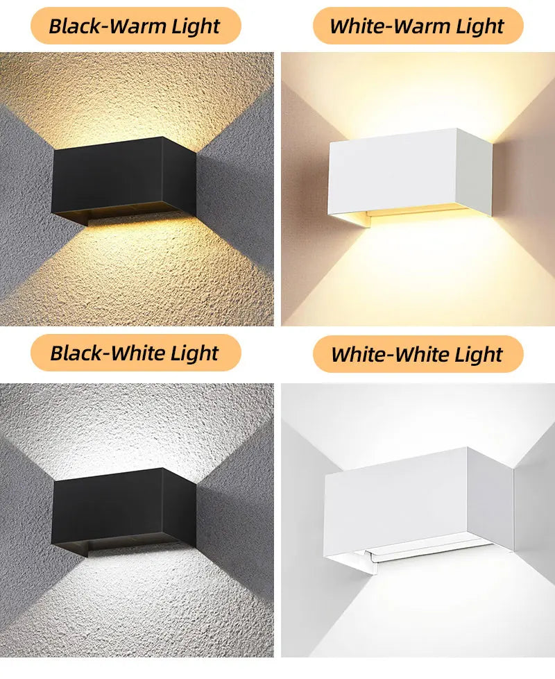 Up and Down LED Wall Lamp Waterproof IP65