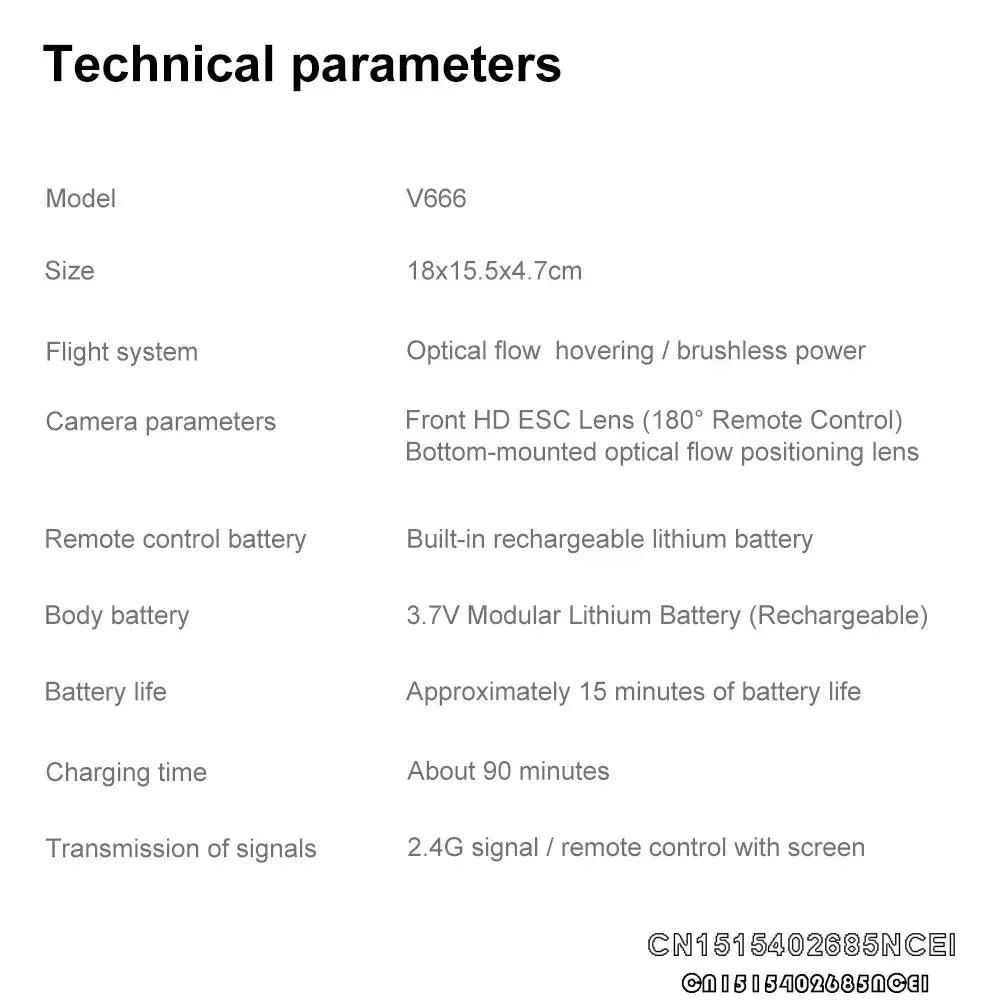 Zuno V666 Mini Drone 4K Professional WIFI 5G