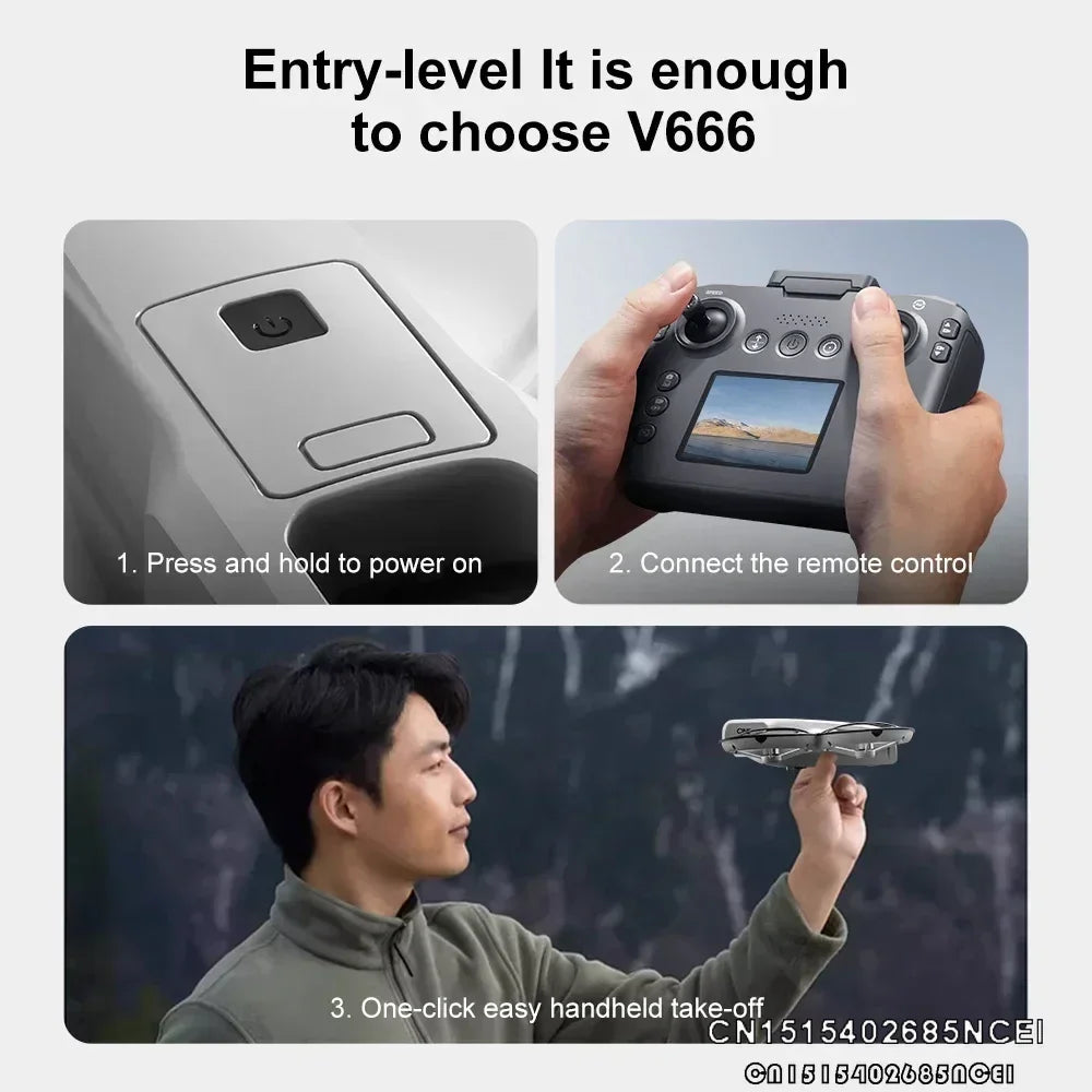 Zuno V666 Mini Drone 4K Professional WIFI 5G