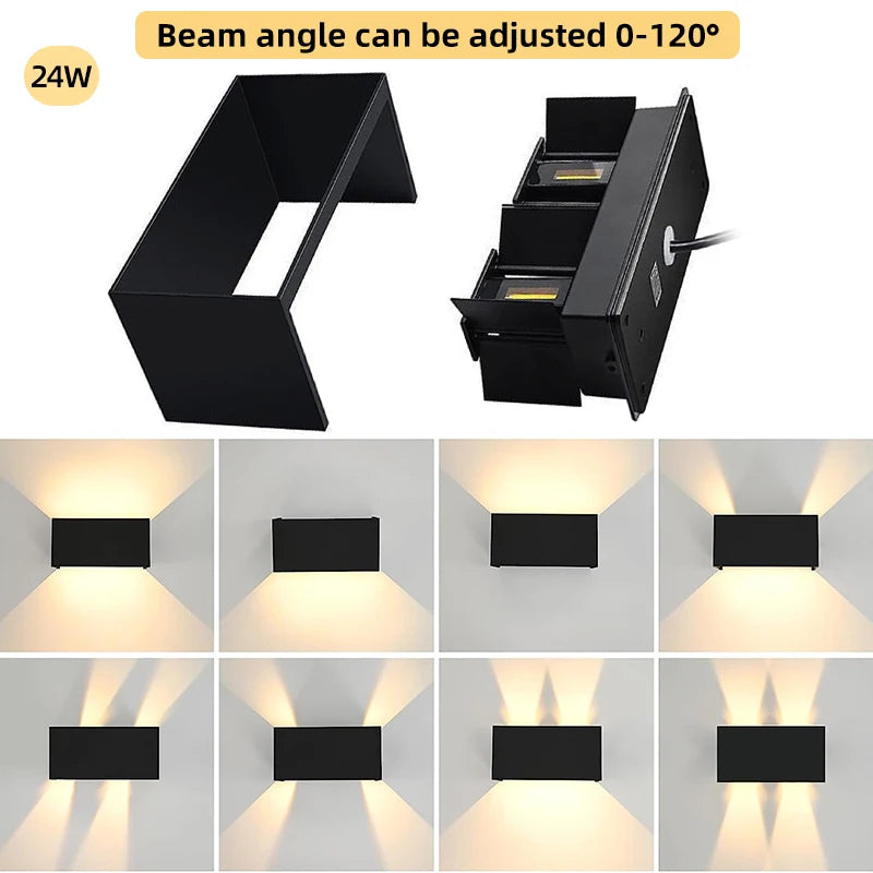 Up and Down LED Wall Lamp Waterproof IP65