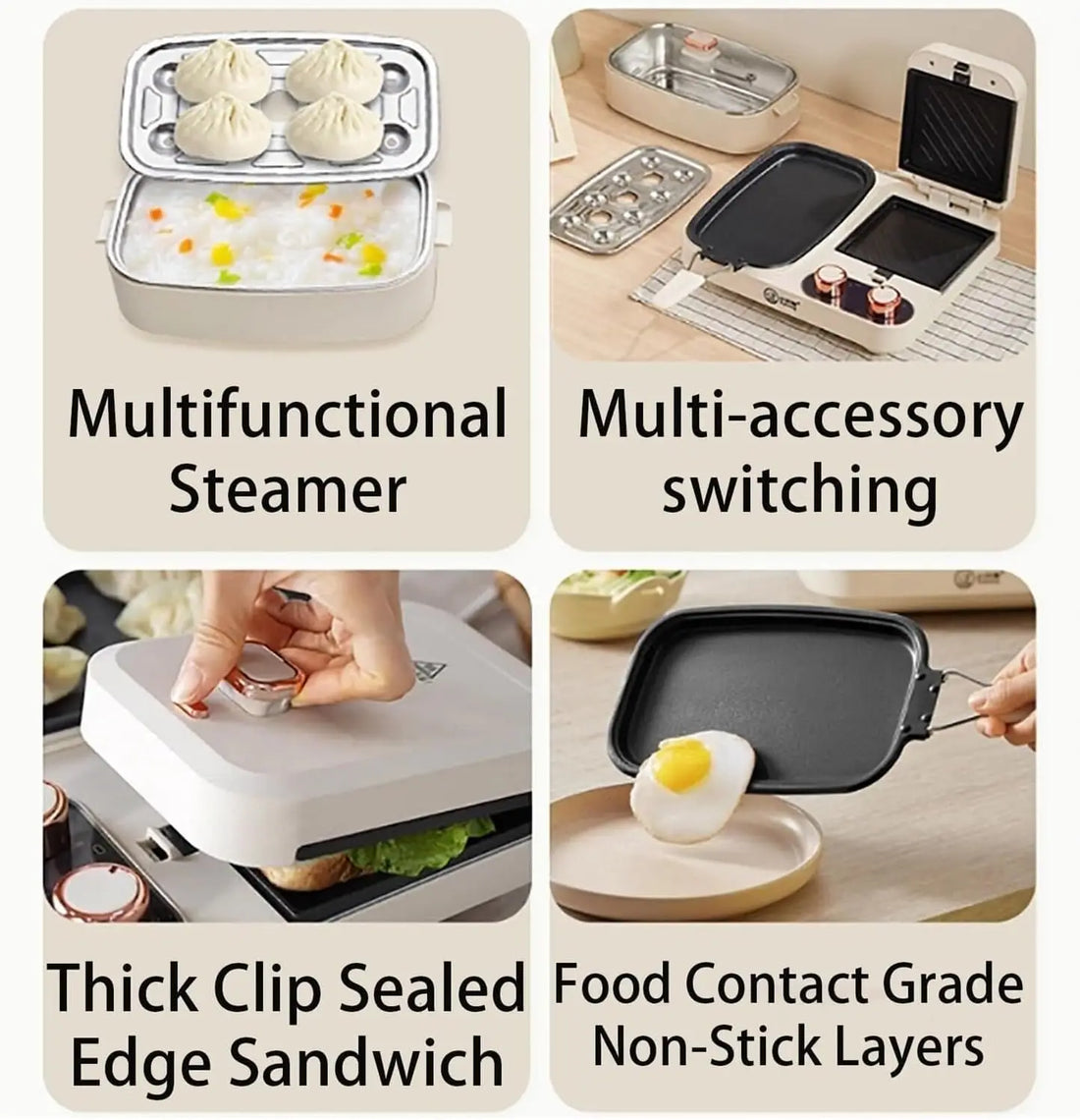 kitchen Gadgets 3 in 1 Breakfast Counter, Electric