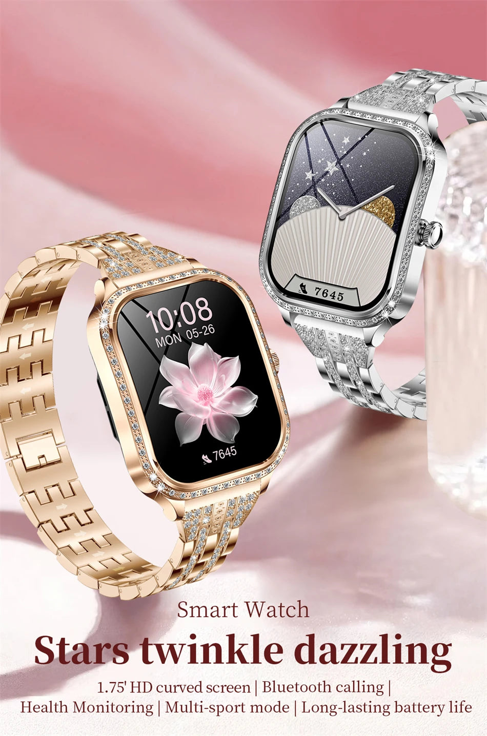 LIGE Smart Watch Women Waterproof Bluetooth