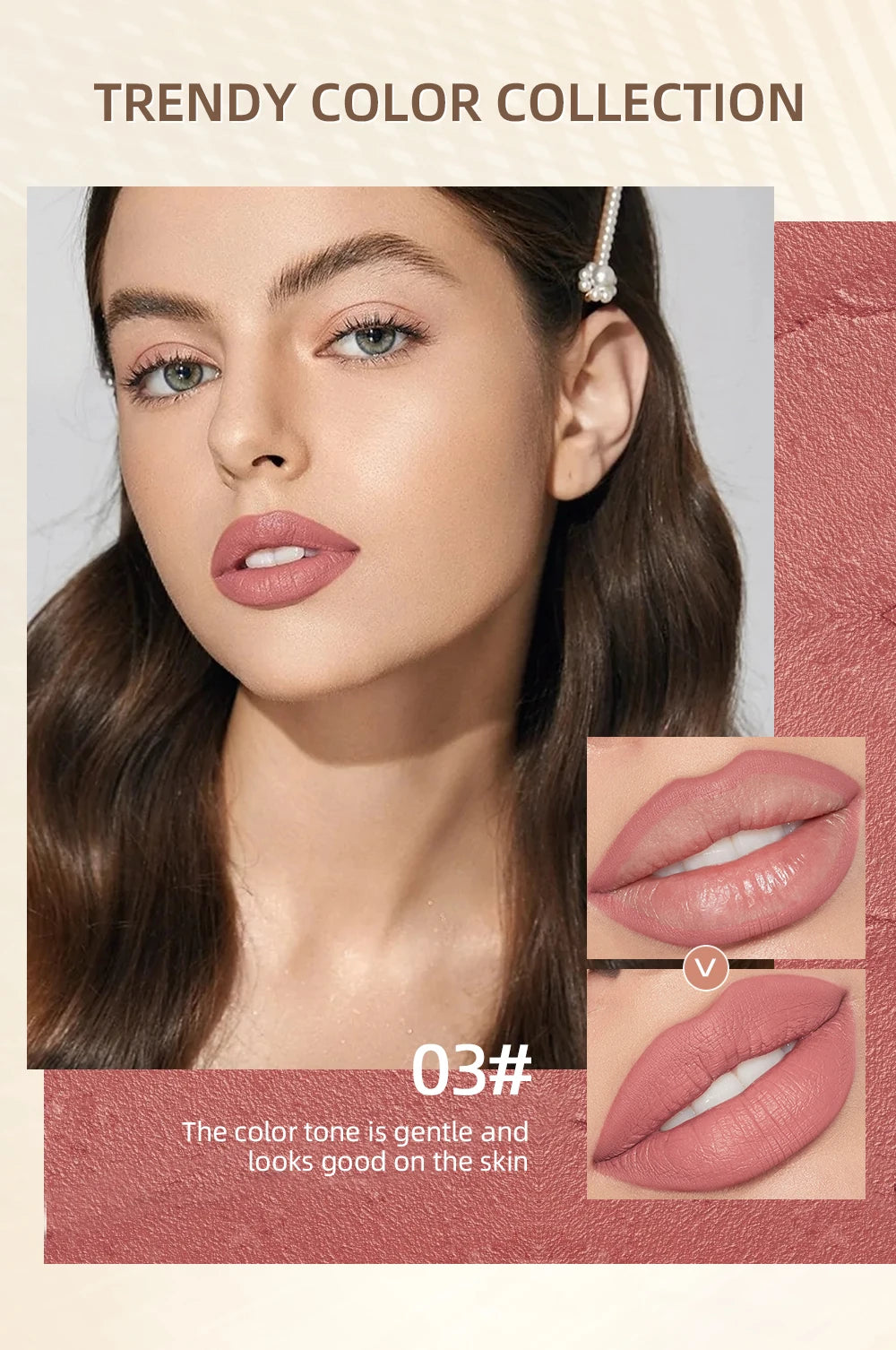 12pcs Lip Liner Pencil Set Matte Nude Contour
