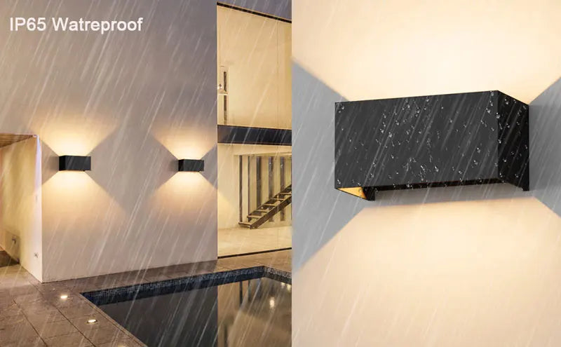Up and Down LED Wall Lamp Waterproof IP65