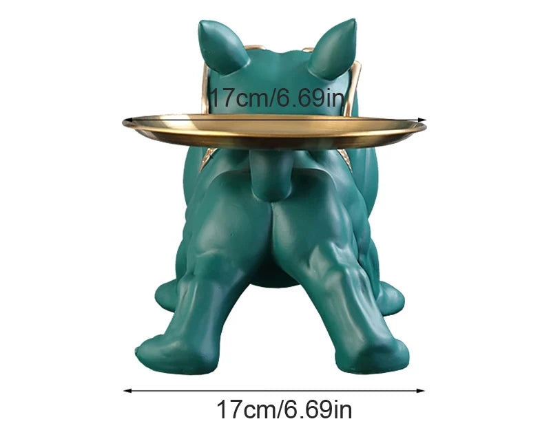 30cm Home Decor Bulldog Figurine Dog Statue