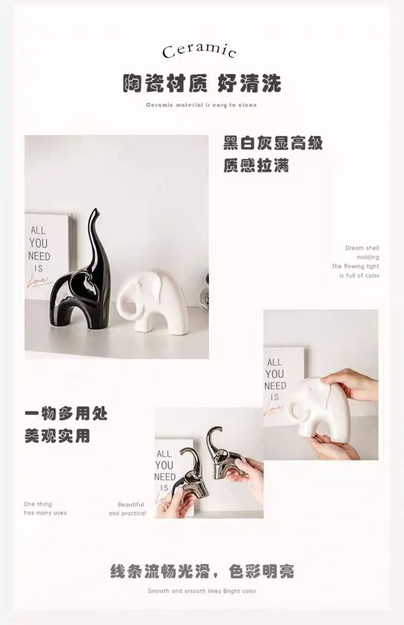 Family Of Three Elephants Home accessories