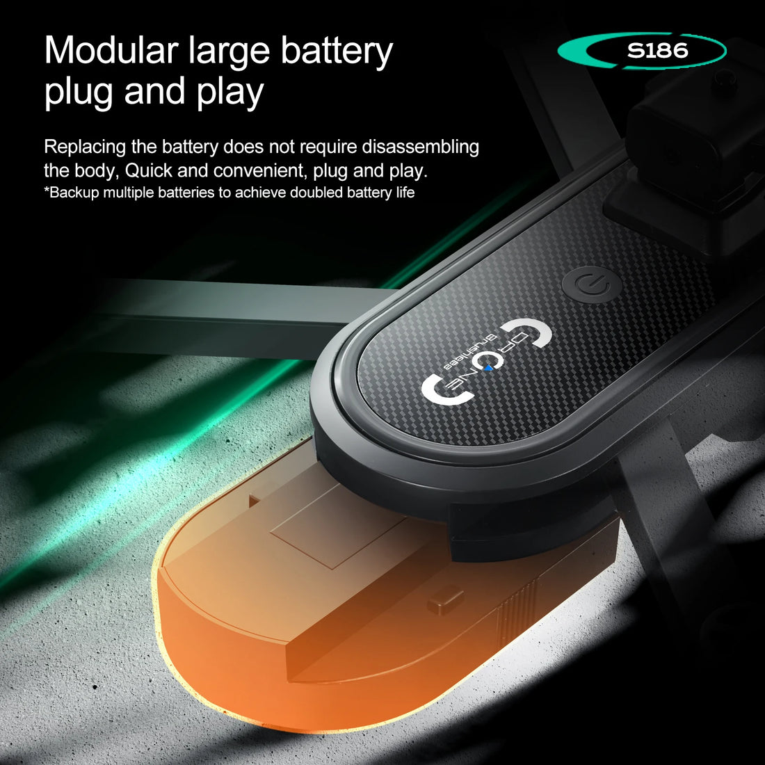S186  brushless motor electrically adjustable