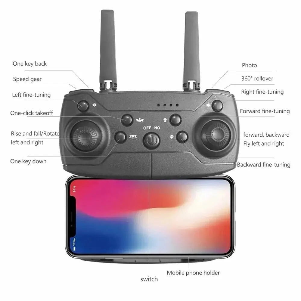 E88 Dual Camera Drone - A beginner Friendly