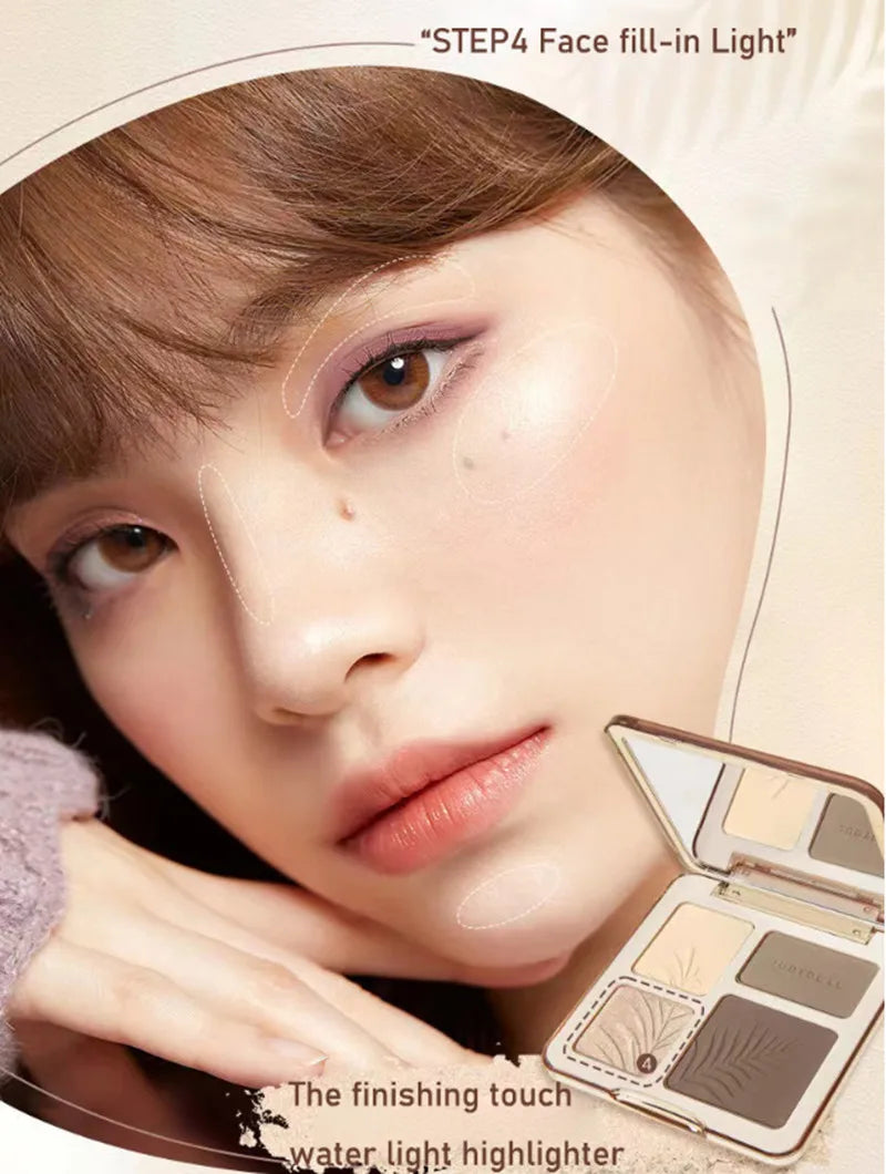 Judydoll Facial Highlighter Contour Comprehensive
