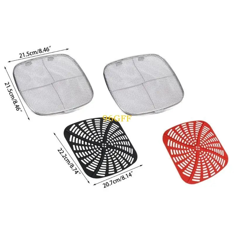 96GF Reusable Air Fryer Pads Silicone Air Fryer