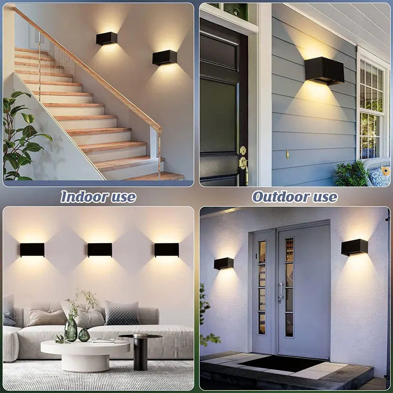 Up and Down LED Wall Lamp Waterproof IP65