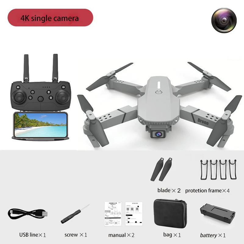 E88 Dual Camera Drone - A beginner Friendly